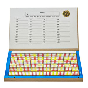 1500 Book Cover Punch Board