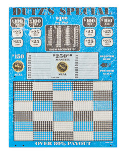 Dutz's Special Punchboard