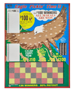 Eagle Pickin Time II Punchboard
