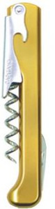 Laser Engraved Custom Gold Corkscrew - Elongated High Gloss Handle Laser Engraved Custom Gold Corkscrew - Elongated High Gloss Handle