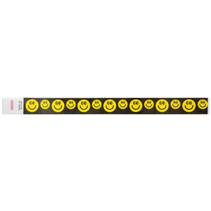 Tyvek Smiley Wristband