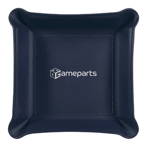 Custom Leather Valet Tray - Navy