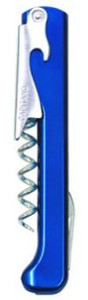Laser Engraved Custom Royal Blue Corkscrew - Elongated High Gloss Handle Laser Engraved Custom Royal Blue Corkscrew - Elongated High Gloss Handle