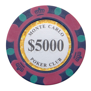 Monte Carlo Poker Chips - $5000