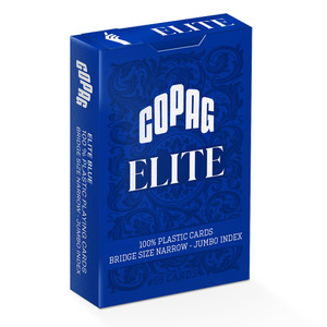 Copag Elite Bridge Narrow Size Single Deck Blue