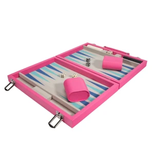 Travel Backgammon Set Pink