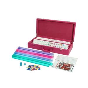 Flamingo Mahjong Set in Pink Case