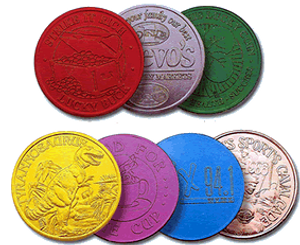 39mm (1.5") Custom Engraved Anodized (Colored) Aluminum Coin Token - 12 Gauge 39mm (1.5") Custom Engraved Anodized (Colored) Aluminum Coin Token - 12 Gauge