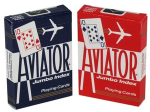 Aviator Poker Cards Jumbo Index - per Case Aviator Poker Cards Jumbo Index - per Case