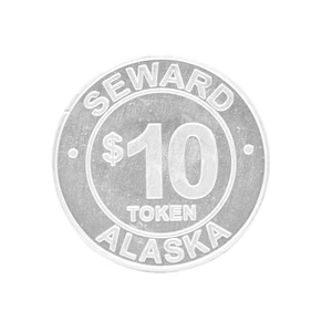 .984" Custom Natural Aluminum Coins