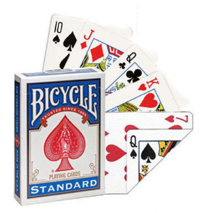 Bicycle Gaff Magic Card Decks: Double Back Red/Blue Bicycle Gaff Magic Card Decks: Double Back Red/Blue