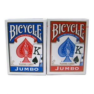Bicycle Poker Cards Jumbo Index per Case