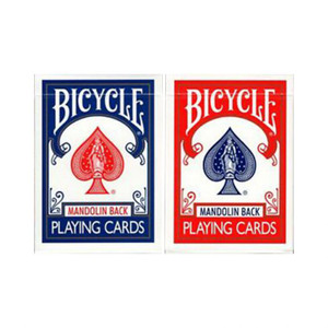 Bicycle Mandolin Playing Cards, Poker, 1/2 Blue 1/2 Red - 1 gross (144 decks) Bicycle Mandolin Playing Cards, Poker, 1/2 Blue 1/2 Red - 1 gross (144 decks)