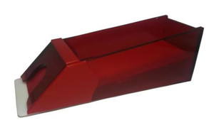 Blackjack Dealing Shoe, Casino / Professional Quality: 8-Deck, Clear with Red Trim Blackjack Dealing Shoe, Casino / Professional Quality: 8-Deck, Clear with Red Trim