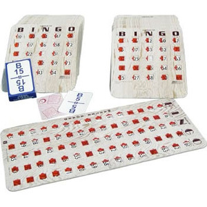 Bingo Set: Includes 50 Slide Cards, Bingo Playing Cards & Masterboard Bingo Set: Includes 50 Slide Cards, Bingo Playing Cards & Masterboard