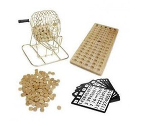 Bingo Chute Cage Set with Masterboard and Wood Balls Bingo Chute Cage Set with Masterboard and Wood Balls