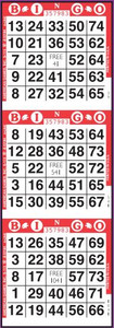 3 on Vertical Bingo Paper - 3,000 Sheets per Case 3 on Vertical Bingo Paper - 3,000 Sheets per Case