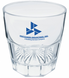 Custom Fluted Plastic Rocks Glass Custom Fluted Plastic Rocks Glass