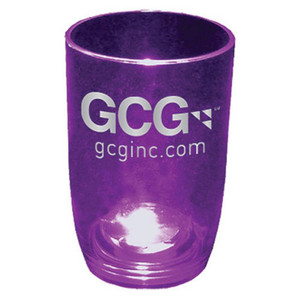 3 oz Blinking Stemless Wine Glass (clear with colored light) 3 oz Blinking Stemless Wine Glass (clear with colored light)