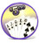 Poker Chips: Royal Flush, 100% Clay, Pre-Denominated Insert both sides, 10 Gram, $5, Purple