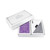 Copag Unique 100% Plastic Playing Cards -  Poker Size, Regular Index, Purple/Gray 2 Deck Set