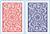 Copag 1546 Elite Plastic Playing Cards: Narrow, Super Index, Red/Blue