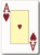Black Jack Rose Playing Cards - Red