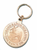 Custom 34mm Gold Coin with Key Ring