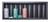 Table Insert Tray: 9 Row Plastic Chip Tray, 342 Capacity