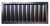 Table Insert Tray: 10 Row Plastic Chip Tray, 500 Capacity