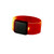 LED Light Up 1" Wrist Band with Magnetic Clasp - Red