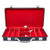 Poker Chip Set: Aluminum Case with Black Vinyl Trim, 300 Poker Chips