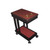 Poker Meal Cart: Poker Meal Cart feature a handsome wood laminate finish, a black metal frame