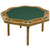 Poker Table: Octagonal Poker Table with Folding Wooden Legs, Modern Style, 52 in. Diameter, Oak Fini