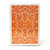 Virgolone 100% Plastic Playing Cards - Orange