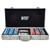 Official World Poker Tour Set with 300 Chips, 2 Decks, 5 Dice, and Game Rules