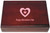 Valentine's Day Mahogany Card Box with 2 Kem Decks