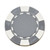 Poker Chips: 6 Stripe, 8.5 Gram, Gray