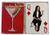 Red Martini Playing Cards - 2 Deck Set