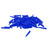 1-1/8" Cribbage Pegs, Blue (per 1,000 Pieces)