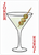 Green Martini Playing Cards - 2 Deck Set