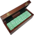 Marion & Co. Double Six  Mint Green Domino Set in Wood Box