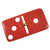 Marion Double 6 Red Domino Set with Spinners in Black Velvet Bag Spinners in Elegant Black Velvet Bag
