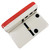 Marion & Co. Double Six Two Tone Red / WhiteDominoes  with Spinners in Wood Box