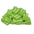 Marion & Co. Double Six Lime Green Dominoes with Spinners in Wood Box