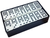 Marion Double 9 White Domino Set in Cardboard Storage Box