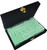Marion & Co. Double Six  Mint Green Domino Set in Elegant Velvet Case