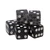 Marion 16mm Black Glitter Dice