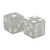 Marion 16mm Silver Glitter Dice