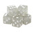 Marion 16mm Silver Glitter Dice